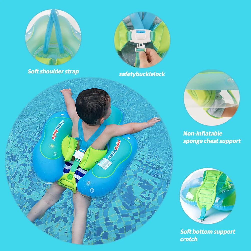 Baby Swimming Ring Newborn Baby Float Inflatable Kids Swimming Pool Accessories Infant Circle Inflatable Raft Children\'s Toy