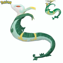 Juguetes de peluche de Anime Pokemon Serperior, almohada suave de dibujos animados, lindo tamaño grande, muñeco de peluche, regalo de Navidad para niños, 110cm