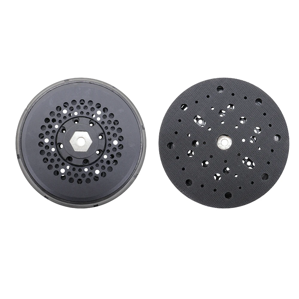 

OLYM 6 Inch Universal Abrasive Pad Long Hook Loop with Strong Dust-collecting for Electric Random Orbital Sander