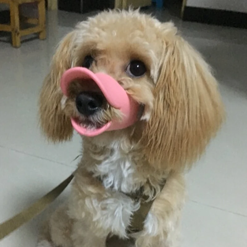 Cute Duck Bill Shape Puppy Dog Muzzles for Small Dogs Anti-bite Anti-barking Pet Face Mask Poodle Schnauzer masoctas Accessories