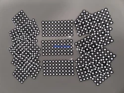 1000 Points 3D scanning mark points Hand-held 3D scanner reflects the target point inside 6 outside 10mm Super reflective