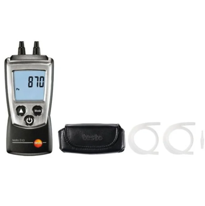 Great quality Testo 510 set (Order-Nr. 0563 0510) - 0 to 100 hPa differential pressure measuring instrument