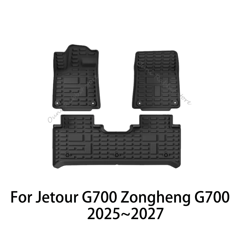 

For Jetour G700 Zongheng G700 2025~2027 2026 LHD Car TPE Floor Mat Scratch Resistant Carpets Mat Protect Interior Accessories