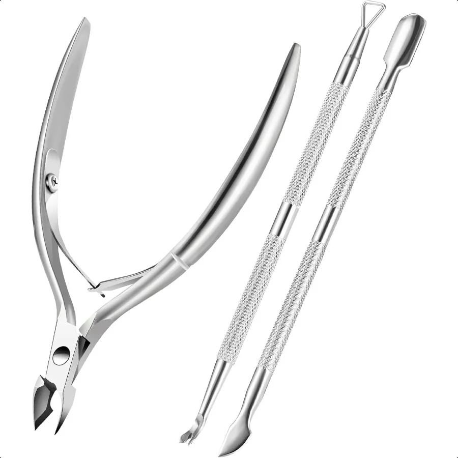 

Cuticle Trimmer Cuticle Remover with Cuticle Pusher Profional Stainl Steel Durable Pedicure Manicure Tools Cutter Nipper Scisso