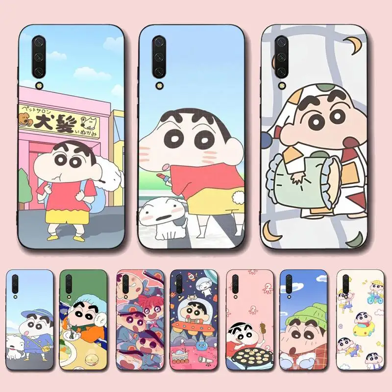 Japan cartoon Crayon S-Shin-chan Phone Case for Xiaomi mi 5 6 8 9 10 lite pro SE Mix 2s 3 F1 Max2 3