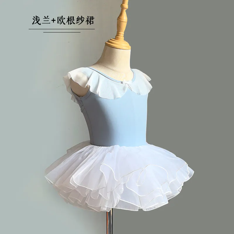 Children's Dance Practice Clothes Chinese Body Ballet Dance Dress Onesie Princess Test Clothes Summer