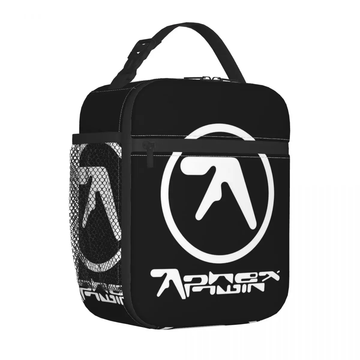 Punk DJ Electronic Music 90s Insulated Lunch Bag Thermal Bag Lunch Container Aphex Twin Large Tote Lunch Box School Outdoor