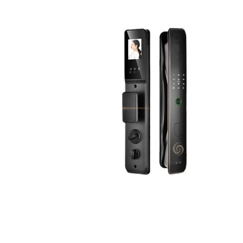 Entry door lock Anti-theft door Visual automatic indoor wooden door Fingerprint password lock