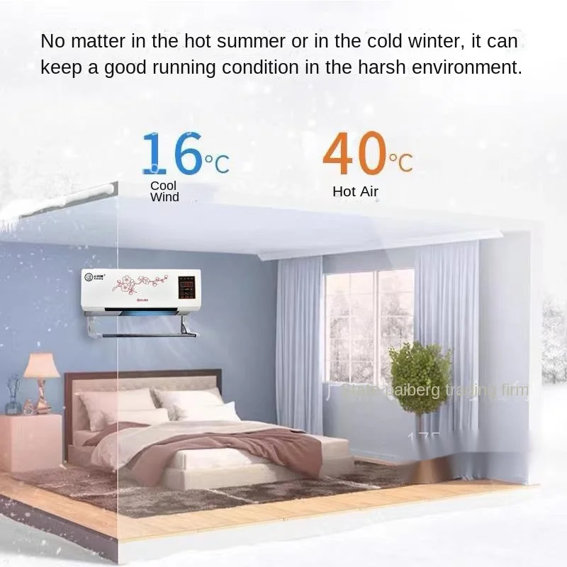 New Portable Air Conditioner Heating and Cooling Dual-use Electric Fan Integrated Wall-mounted Air Cooler