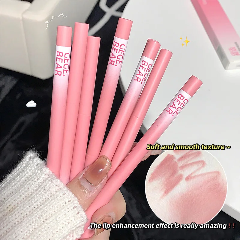 Gege Bear Konturówka do ust Shimmer Matte Lip Liner Pencil Długotrwała szminka w pisaku