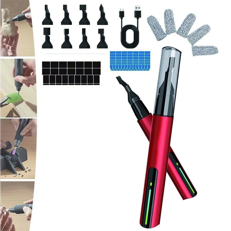 

Electric Reciprocating Sanding Pen,Reciprocating Sander,USB Quick Charging Sanding Pen For Small Sanding, Polishing