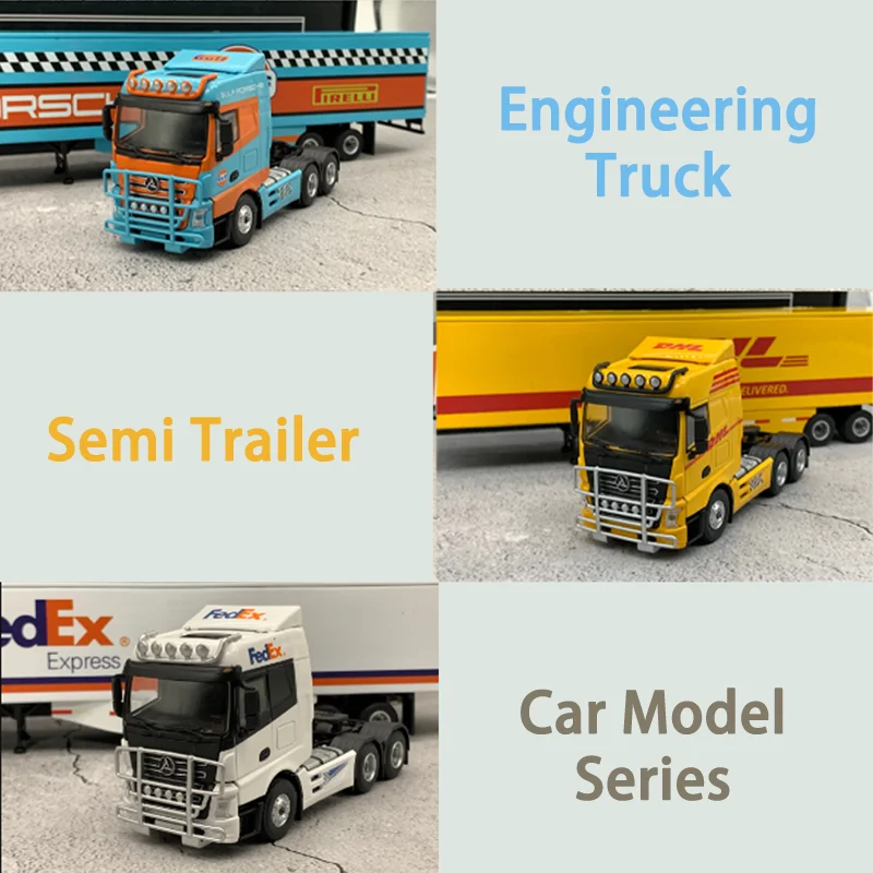 

Модель MJ 1/64 SANY, инженерный грузовик, полуприцеп, имитация сплава, модель автомобиля, классический сувенир для взрослых, подарок для хобби и игрушки