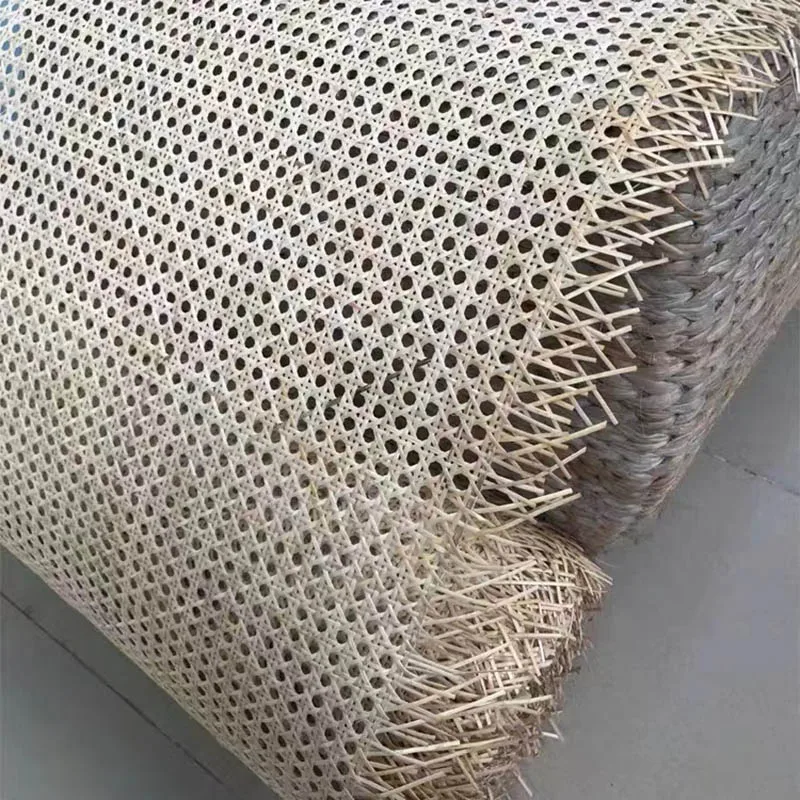 Natural Indonesian Real Rattan Material Mat Handmade Weaving Wicker Cane Webbing Furniture Table Chair Repair Decoration