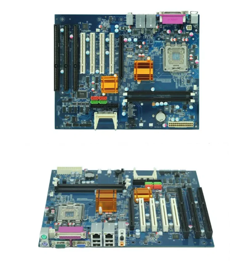 G41 Industrial Motherboard with 3 ISA 4 PCI Slots Dual LAN DDR3 LGA 775 Socket