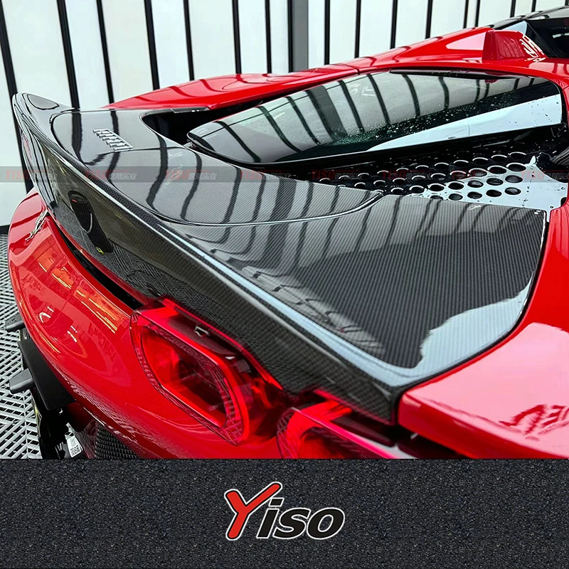 

Suitable for the 2021 Ferrari SF90 modification OEM original factory dry carbon fiber rear wing large rear wing spoiler