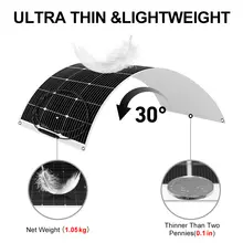 18V 100W Flexible Waterproof Solar Panel #5