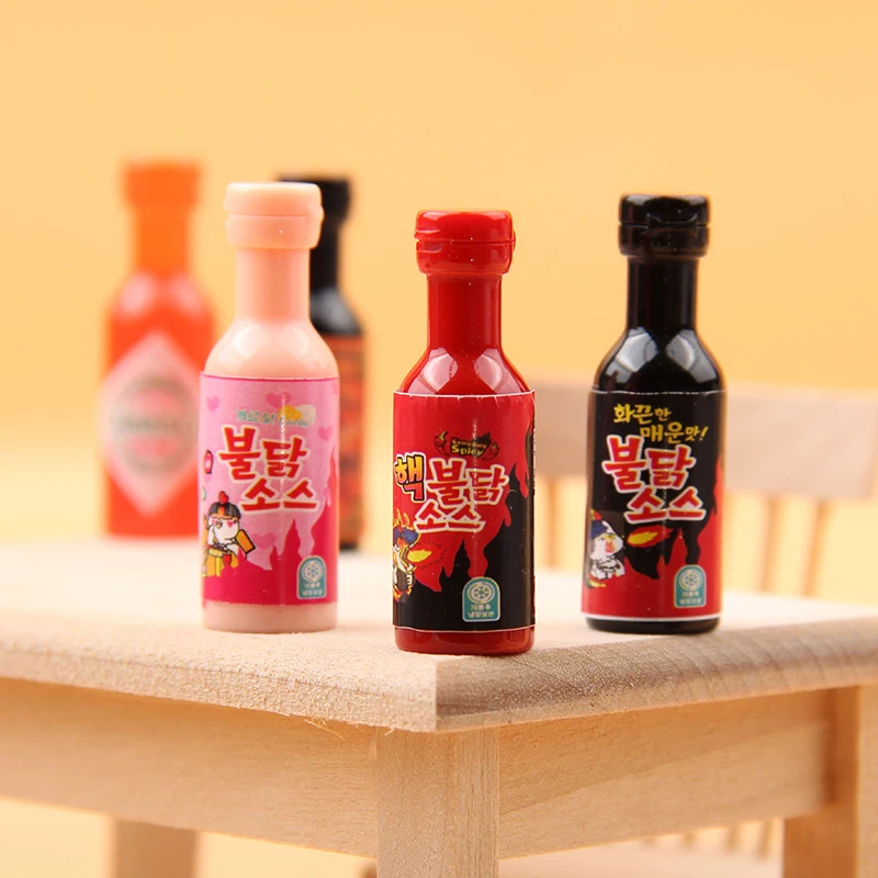 10 個ミニチュアドールハウスキッチン調味料七面鳥麺ソースモデルドールハウスアクセサリー装飾用