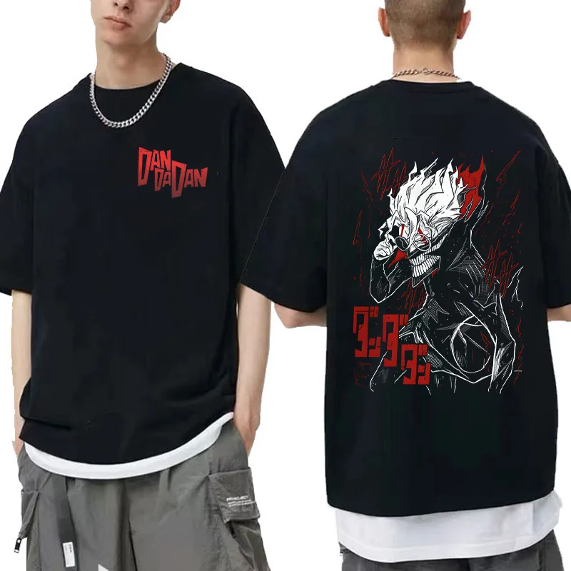 

Summer men's DANDADAN bold Party 100% pure cotton Amazon loose and trendy T-shirt clothing y2k top