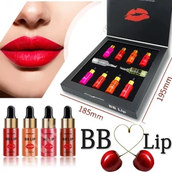 5ml BB Lip Gloss Essence Ampoule Starter Kit Semi-permanent B Cream Pigment Lip Coloring Long-lasting Moisturizing Lip Care