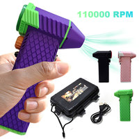 Powerful Blower 110000 RPM Brushless Motor Air Duster Type-C PD Fast Recharging Mini Turbo Jet Fan Car Computer Cleaning Tool