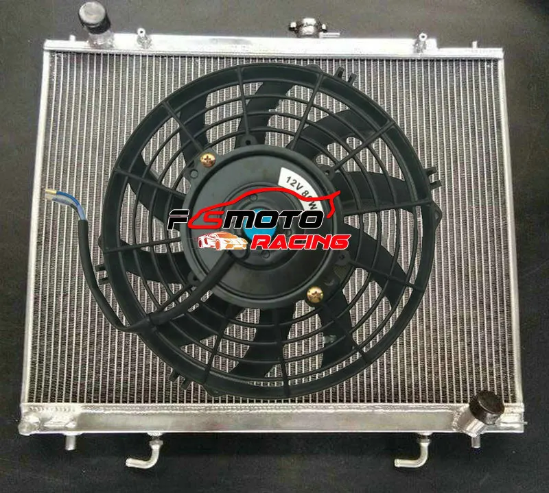 For MITSUBISHI PAJERO/MONTERO/SHOGUN III V60/V70 3.2 DID V68W/V78W Aluminum Radiator+Fan