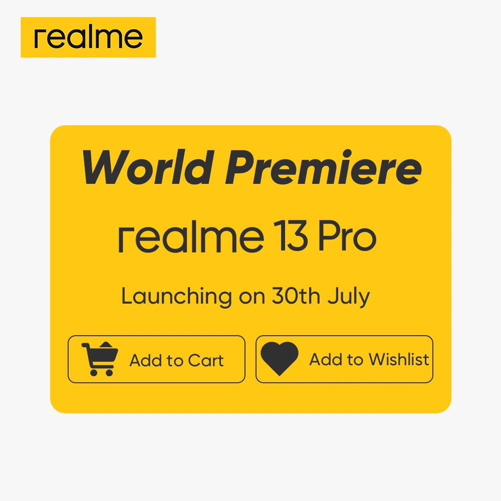 Скоро начнёт работу realme 13 pro! Добавьте в корзину и список желаний!