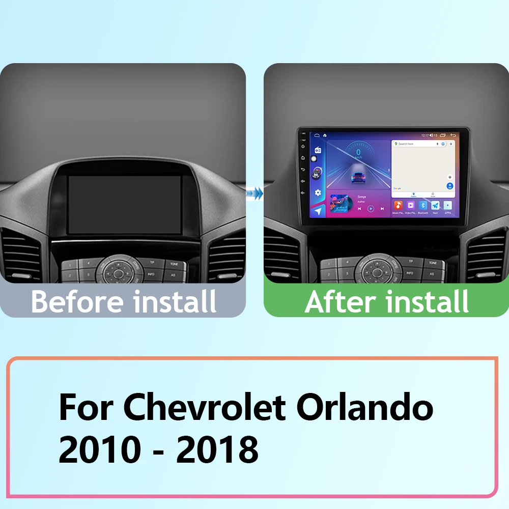 Android Auto per Chevrolet Orlando 2010 - 2018 autoradio unità principale lettore Video navigazione GPS multimediale 5G WIFI BT No 2din DVD
