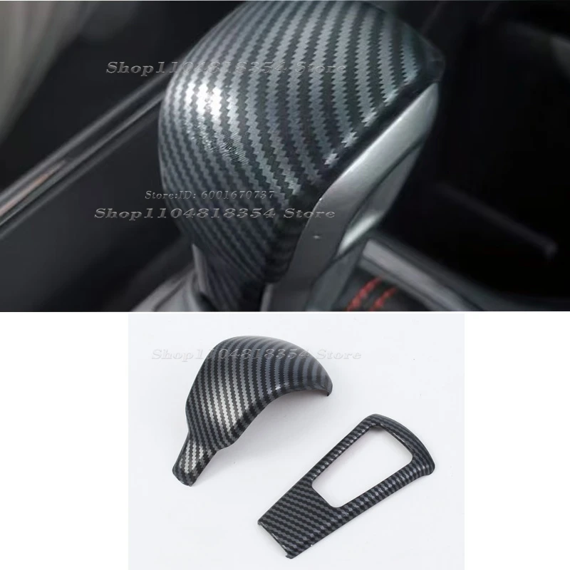 

For Dodge Ram 1500 TRX 2021 2022 2023 ABS Matte Carbon Fiber Gear Shift Panel Air Condition Cover Trim Window Switch Decoration