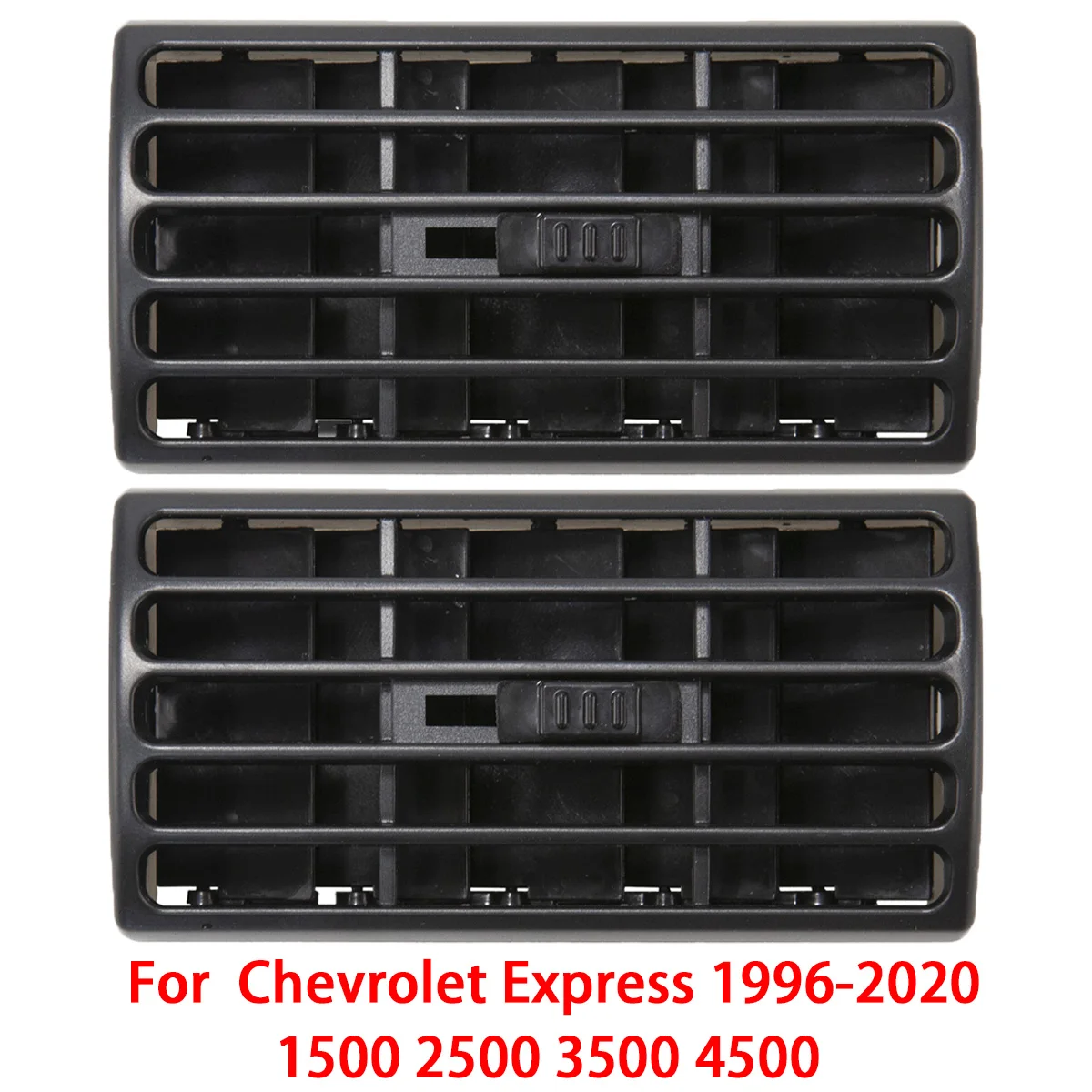 Panel wylotowy wentylacji klimatyzatora deski rozdzielczej dla Chevrolet Express/GMC Savana 1500 2500 3500 4500 1996-2020 AC Grille 23135645