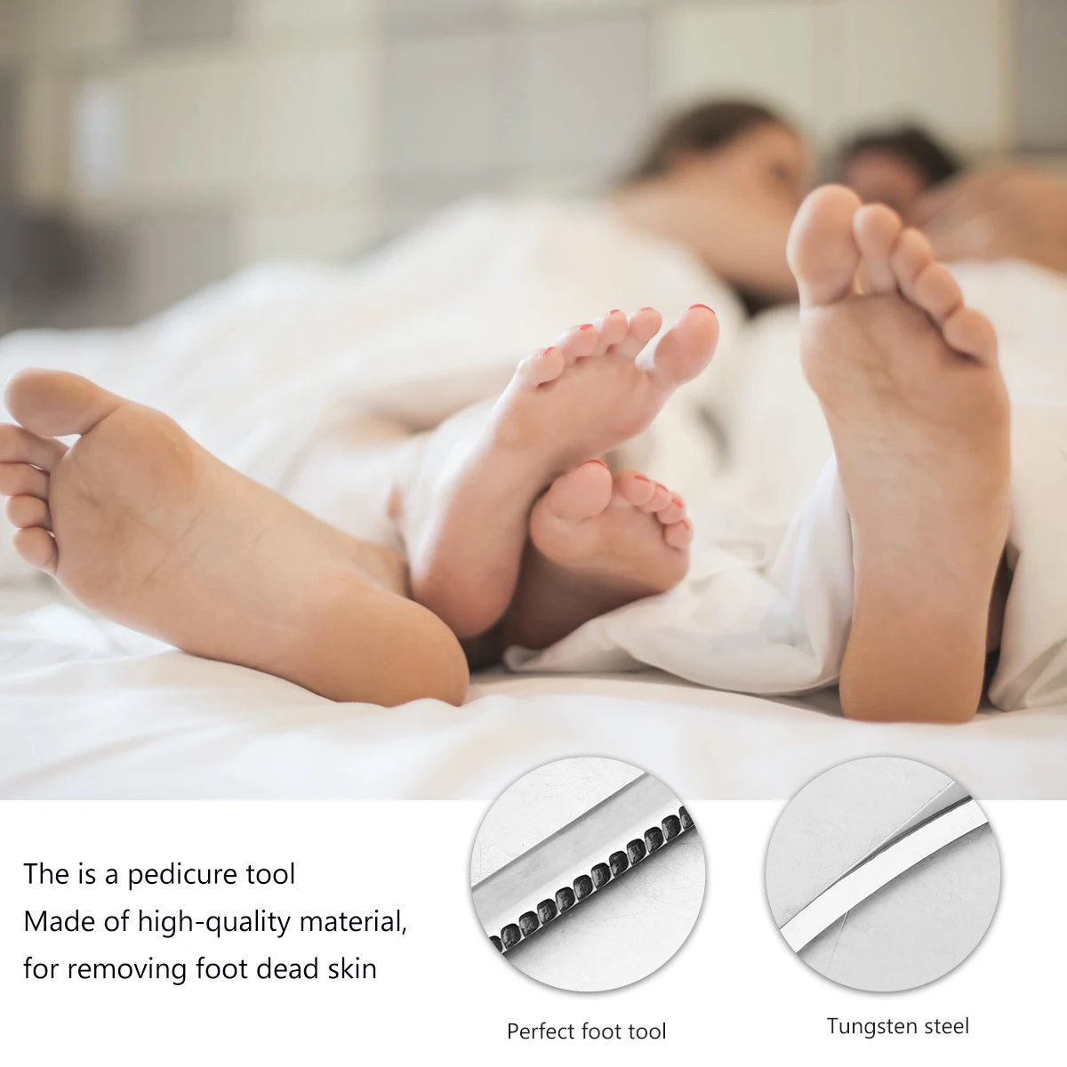 3Pcs Foot Dead Skin Scraper Pedicure Tool Premium Callus Remover Cuticle Shaver Professional Home Foot Care Tool Smooth Callous