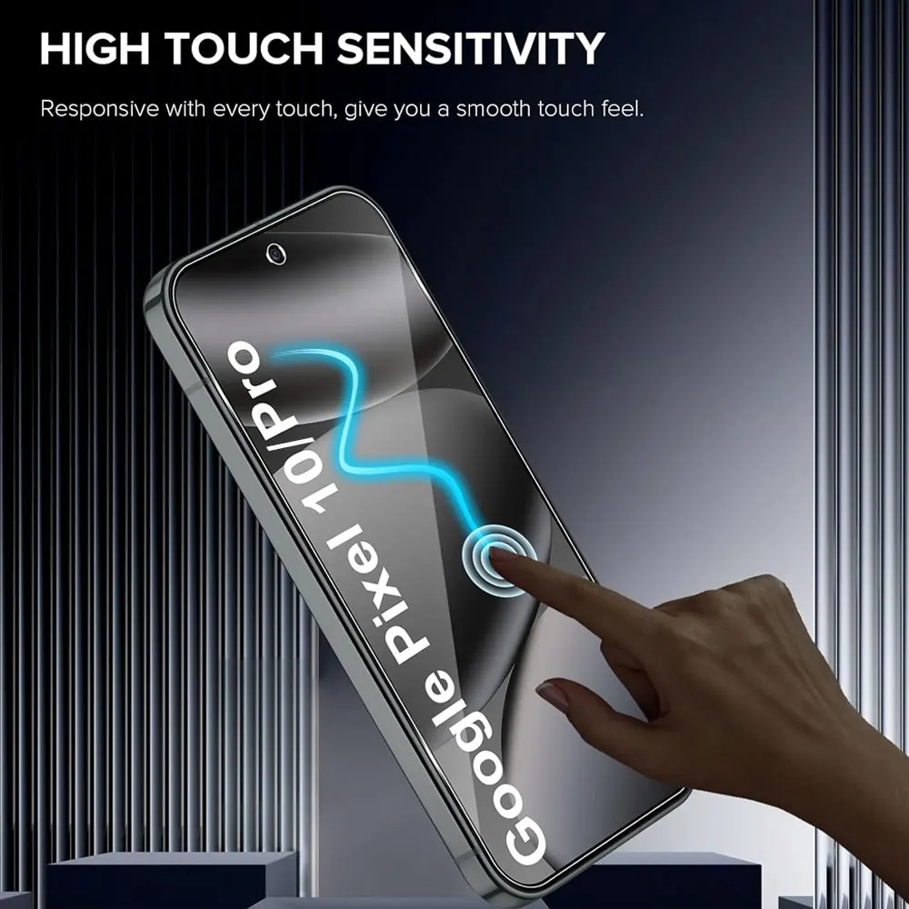 3 Stück gehärtetes Glas für Google Pixel 10 High Clear Displayschutzfolie Pixel 10 Pro XL Entsperren Schutzglasabdeckung Pixel10 Pro – Detail 3