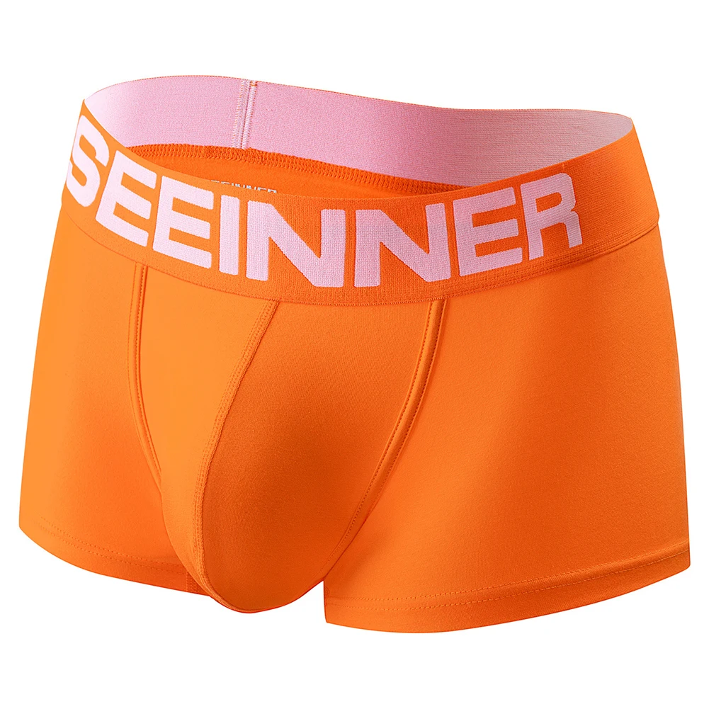 Men Comfort Breath Trunks Boxer Underwear Low Waist Panties Shorts Underpants