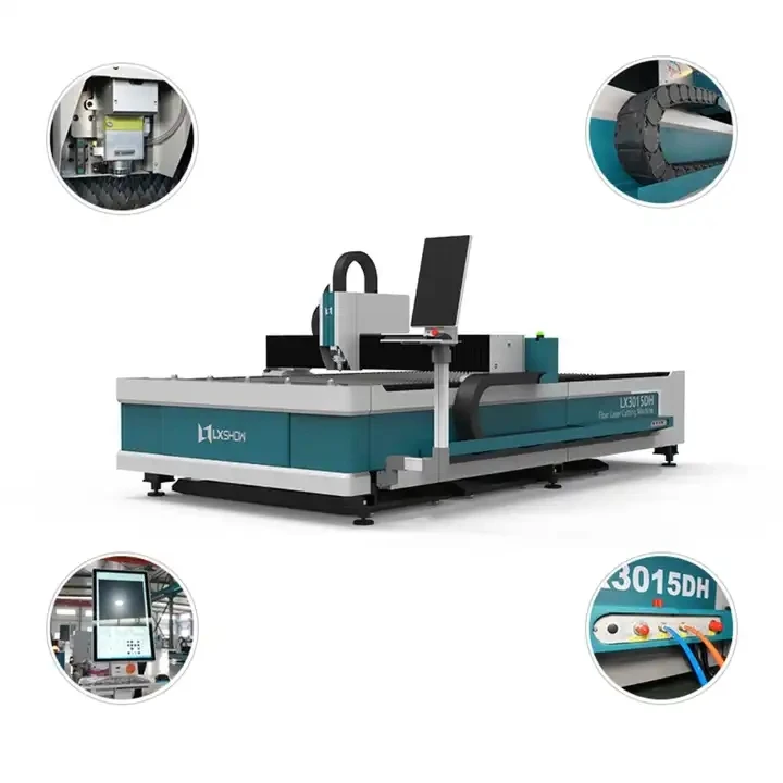 Fiber Laser Cutting Machine Stainless Steel 1500x3000 Mm Cnc Laser Cut Machines 2024 Best Cost High Speed Fiber Laser Cutters