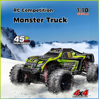 Joys Tech JT-10101 RC Monster Truck 1:10 Scale High-Speed 4WD Off-road RC Car with Carbon Brush Perfect Toy Gift for Children