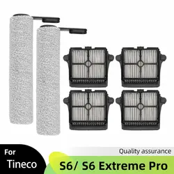 Pila para Tineco Floor ONE S6/ S6 Extreme Pro, piezas de aspiradora inalámbrica en seco y húmedo, accesorios de repuesto, filtro de cepillo de rodillo