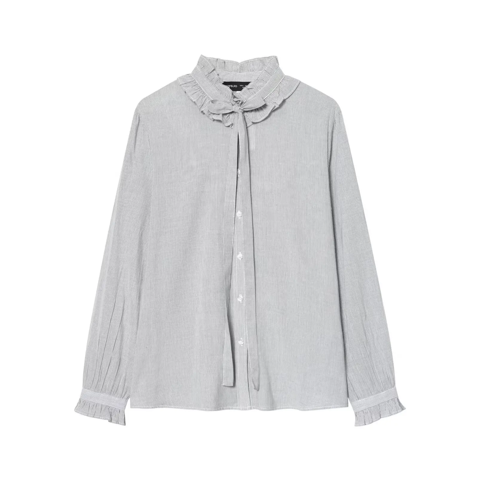 Women's Fashion Casual Ruffled Blouse   PEPL