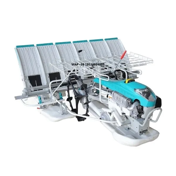 Latest Mini Rice Transplant Model 4 Ranger Walk Type Rice Planting Machine for Paddy