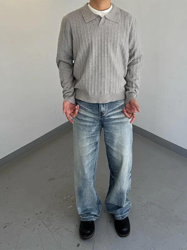 

Вязаный пуловер в американском стиле с длинными рукавами, свободный крой, повседневный, с текстурной поверхностью, унисекс, из полиэфирного волокна