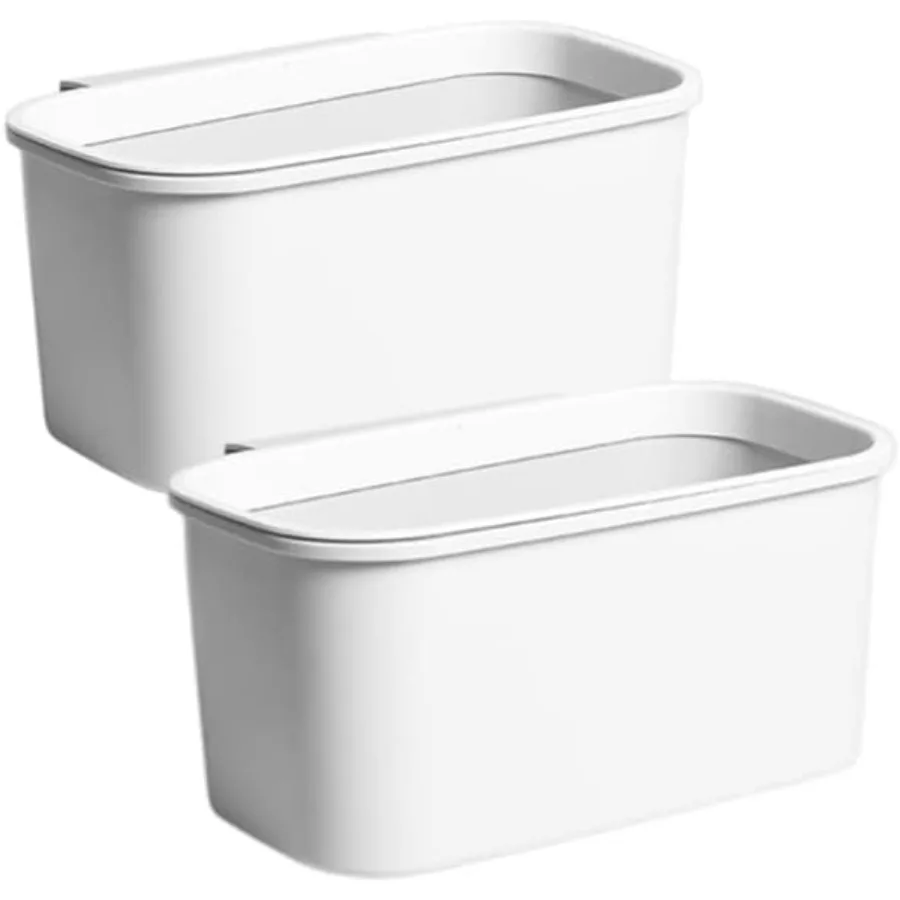 

Rikyo, 2 упаковки, белые подвесные подстаканники, 10x5x4,5, тележка, корзина для хранения, аксессуары для тележки на колесиках, подвесные ведра, подвесные контейнеры Sto