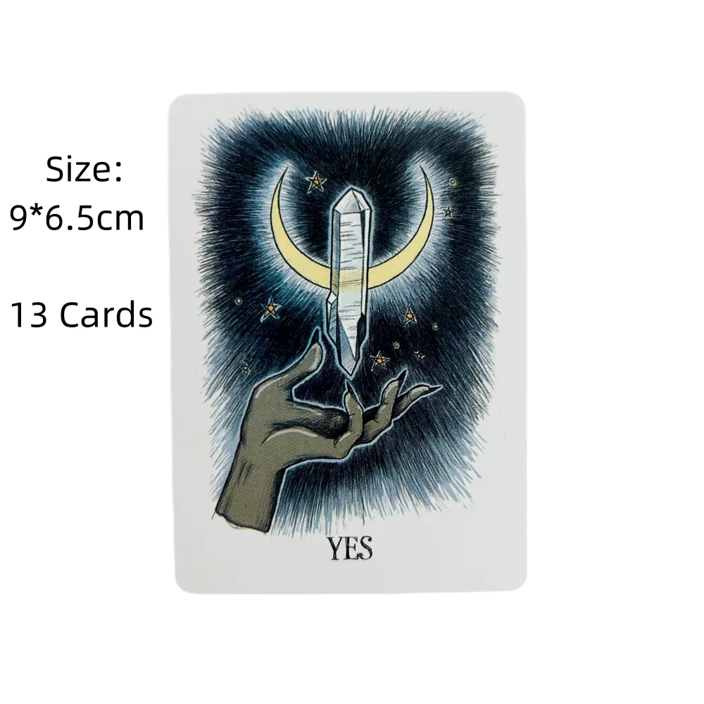 Crystal Ball Pocket Oracle Cards Classic Divination Visions Tarot Board Games Deck Party Edition