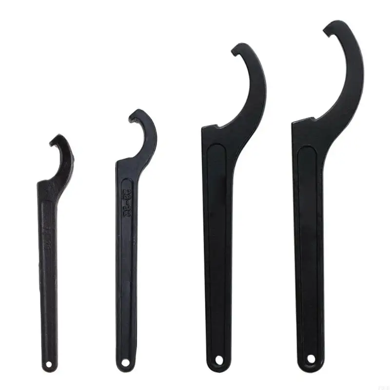 

P0UE Round Nut Hook Spanner Mill Holder Half Moon Wrench 22-26 28-32 34-36 38-42 for Motorcycle