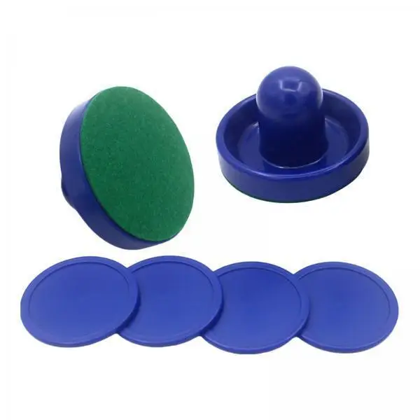 Air Hockey Paddle Kit Replacement Handles and Discs PP Sliders for Small Table Air Hockey Kids and Adults