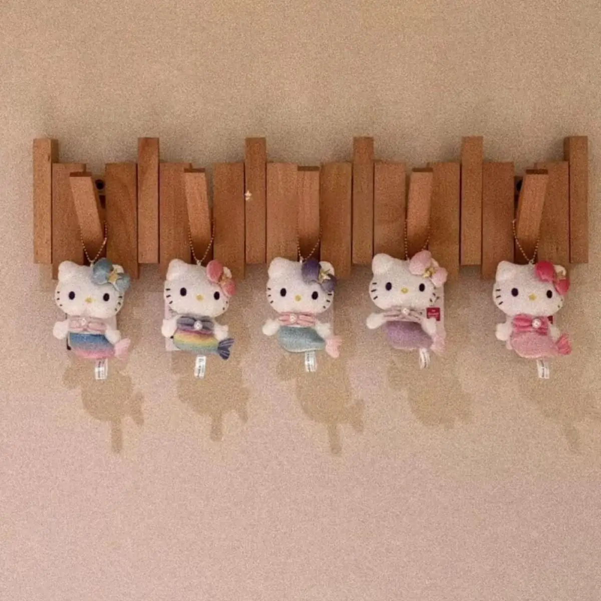 

Miniso Kawaii Hellokitty Plush Key Plush Doll Student Backpack Pendant Girl Phone Pendant Cute Gift for Friends