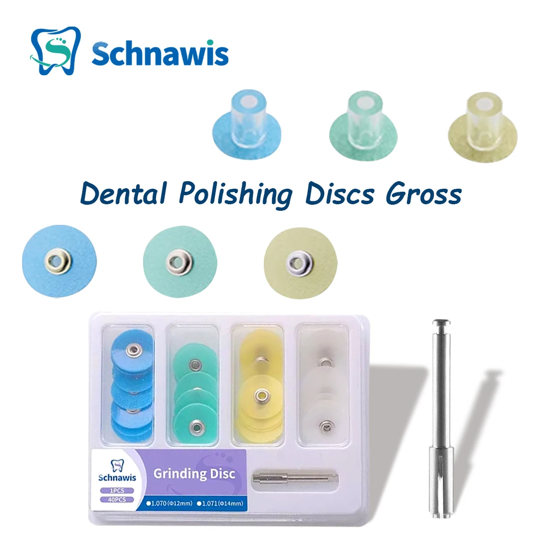 (Cant Be Autoclaved)Dental Polishing Discs Gross Reduction Contouring Mandrel Dental Consumables Stripes Dentist Tool Instrument