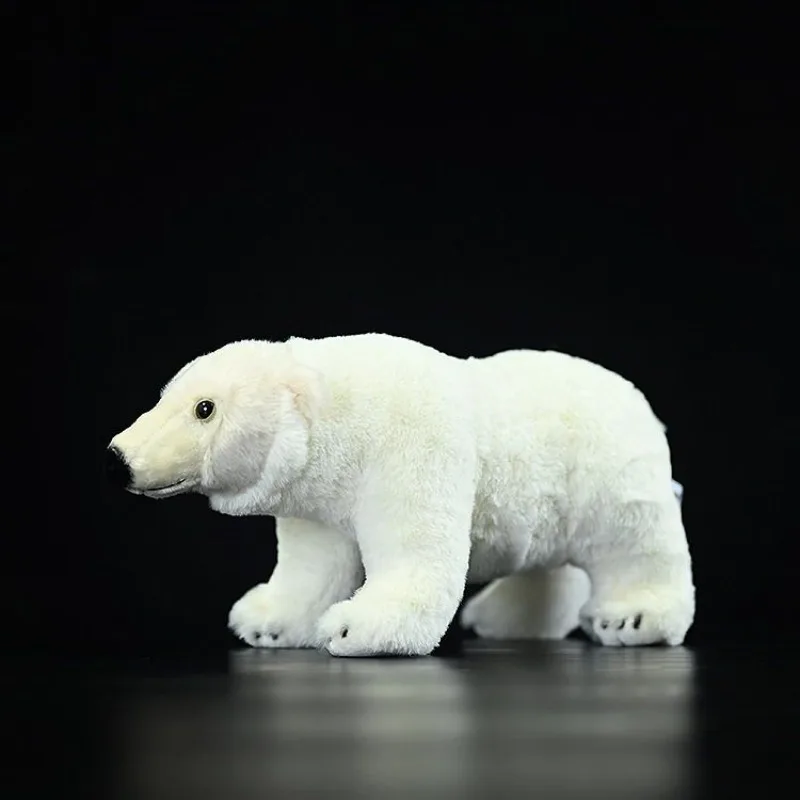 

Lifelike Polar Bear Stuffed Animal Doll Realistic Polar Bear Plush Toy Soft Stuffed Animal Doll for Kids Gift Home Decor