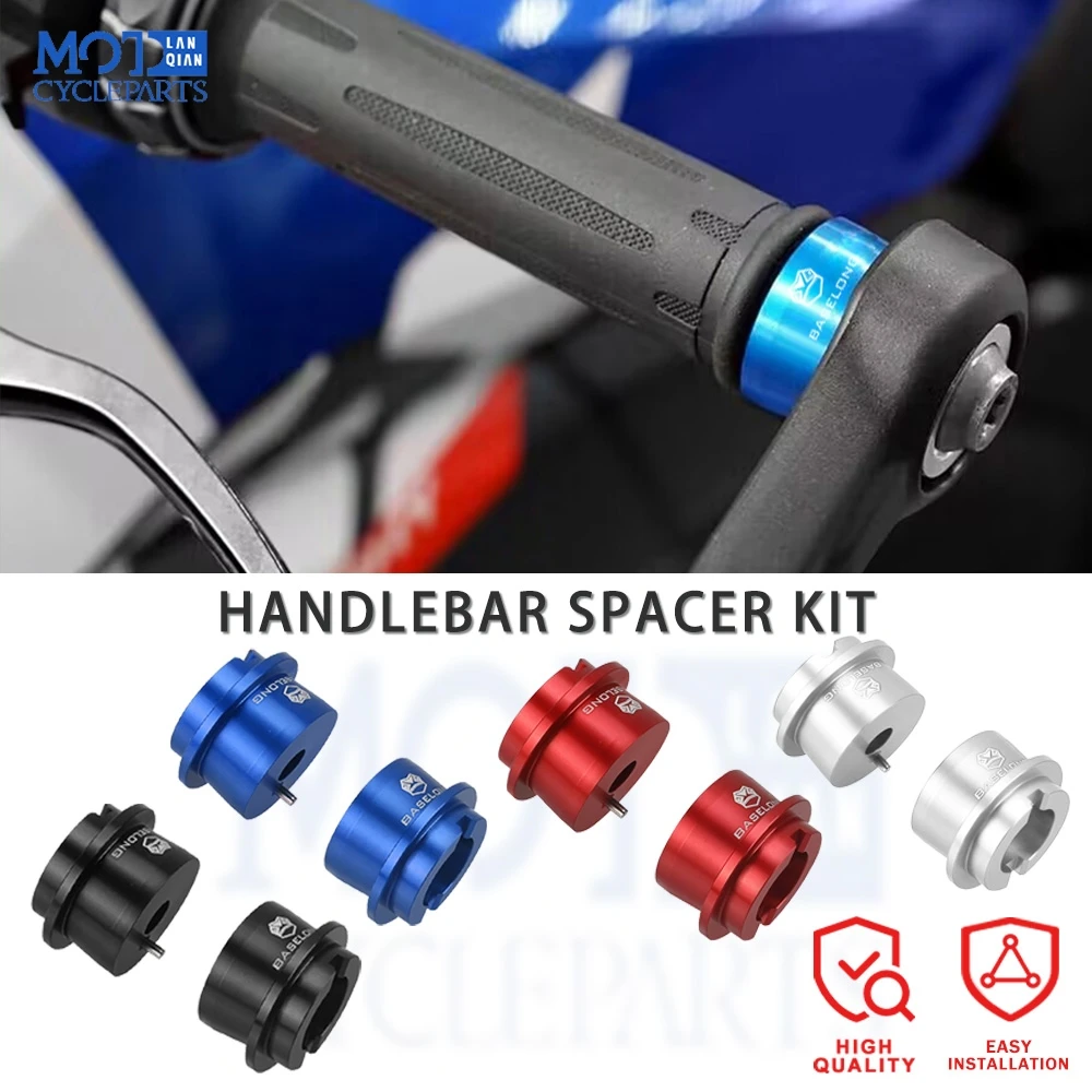 

2024 2025 Motorbike Handle Bar End Cap Handlebar Grips Plugs Caps Spacer Kits For BMW R1300GS R 1300 GS Adventure/Trophy/TE 2023