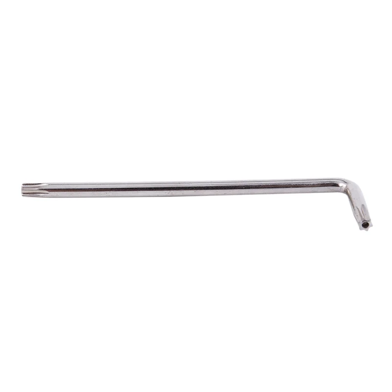 

A34R 20X Long Arm Tamper Proof Torx Star Key Wrench Silver, T25 100Mm