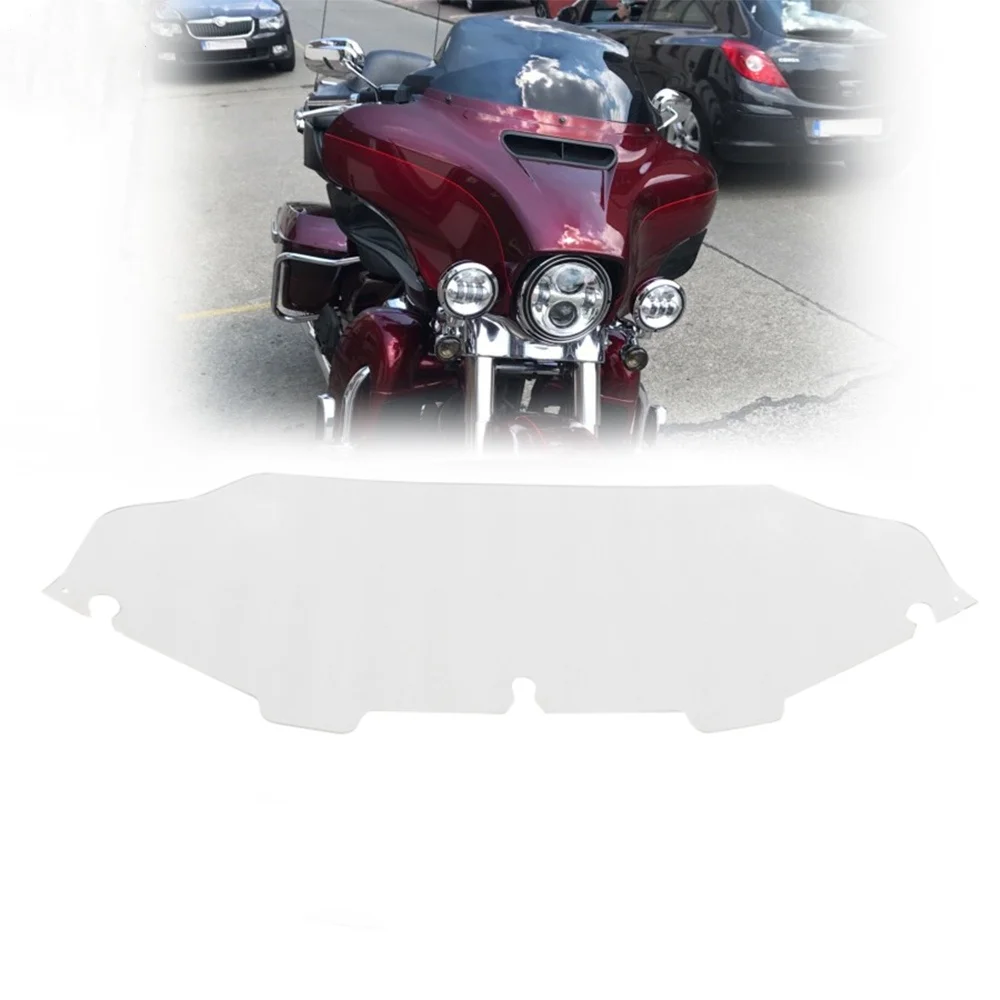 

Motorcycle 6 inch Windshield Fairing Windscreen Wind Deflector Clear For Harley Touring Electra Street Glide 1996-13 Accessories