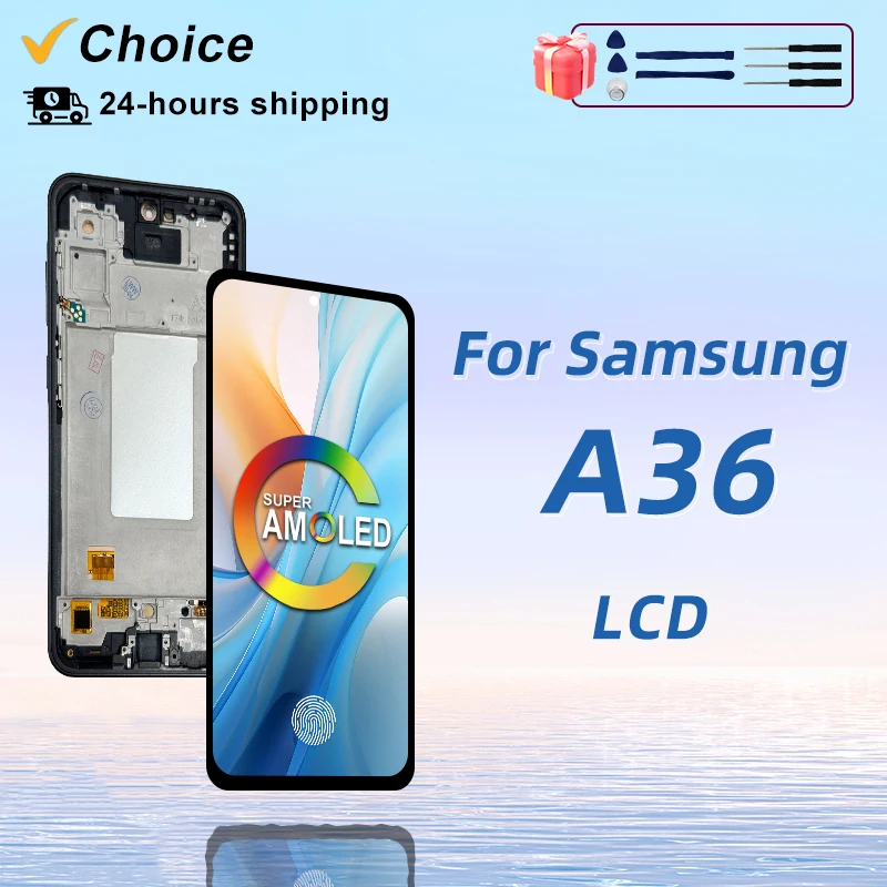 67-amoled-for-samsung-a36-5g-a366b-a366e-a366u-a366b-ds-a366e-ds-lcd-display-touch-screen-digitizer-assembly-with-frame