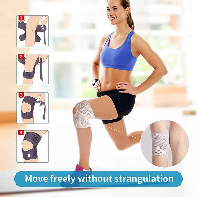 

1PCS Nylon S/M/L Fitness Running Cycling Knee Support Braces Sport Compression Elbow Knee Pad Sleeve For Basketball Volleyball